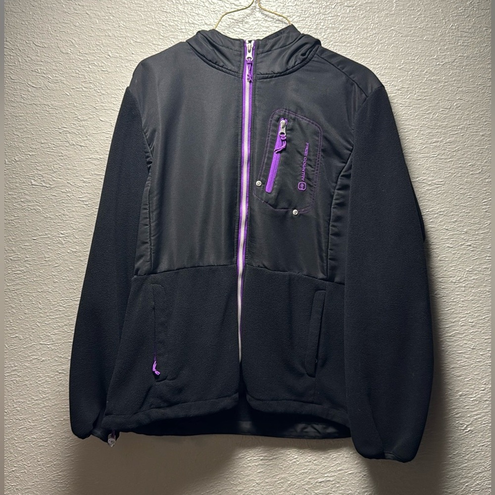 Women’s coat black and purple